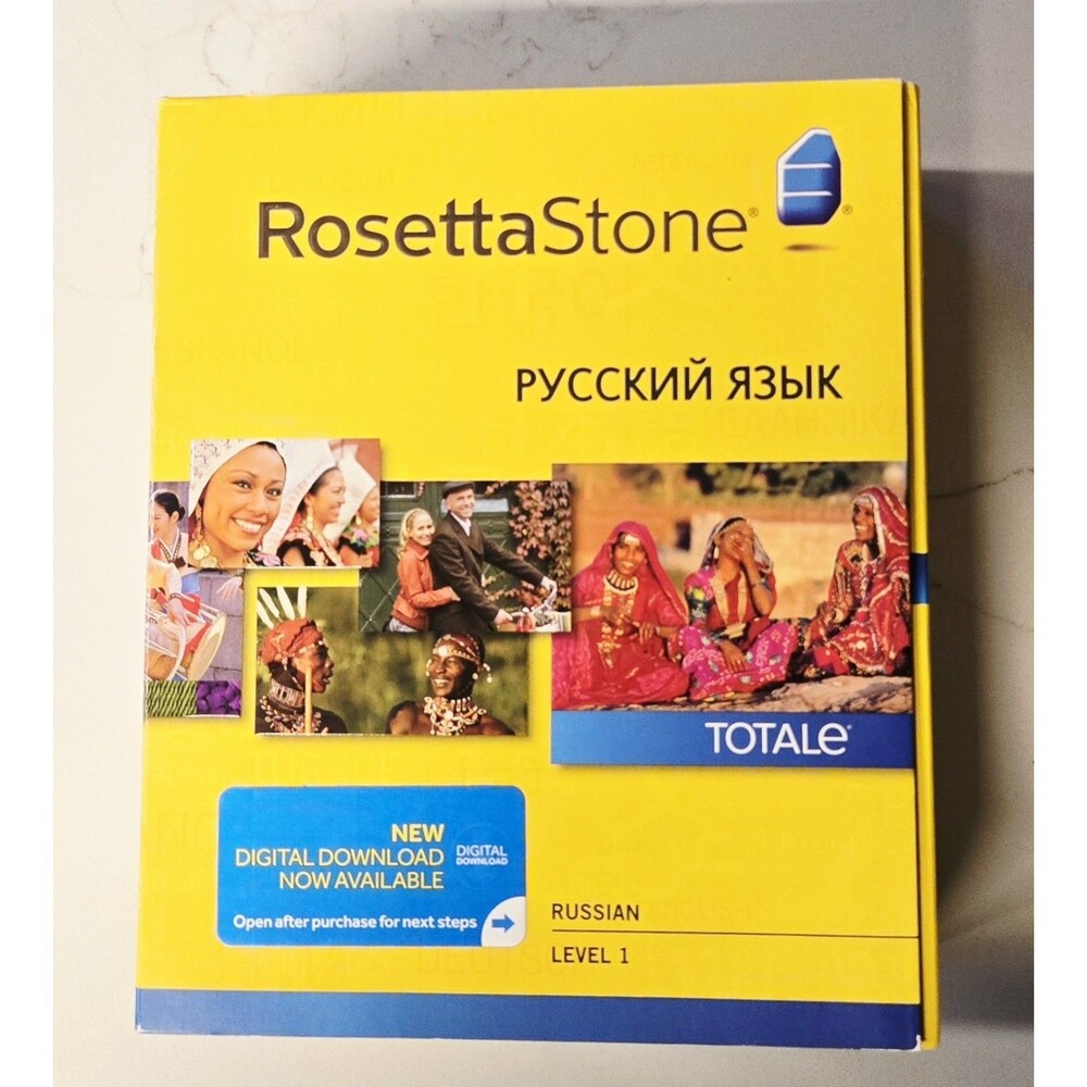 New Sealed Rosetta Stone Learn Russian TOTALe Level 1 Ver 4 Software W/ Download